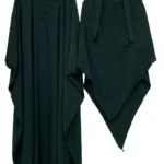 ARTICAL KHIMAR ABAYA – Peach Georgette