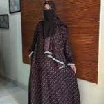 Arabic Prayer Dress with Attached Scarf – Swiss Lawn | 55” Length, Modest & Elegant (Random Prints)